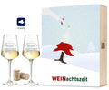 Leonardo Puccini mit Gravur im "WEINachtszeit" Design als Set inkl. Holzkiste