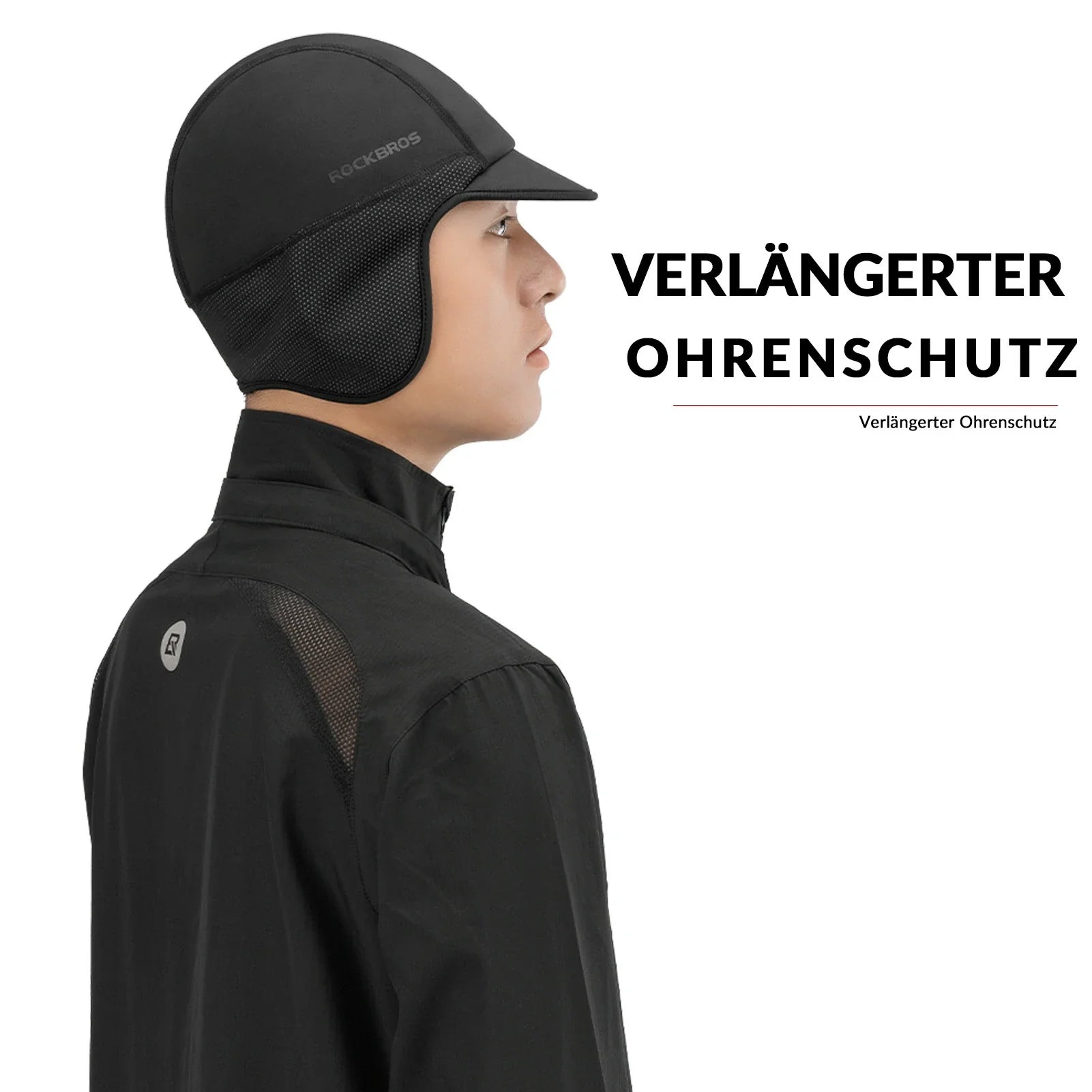 Winter Fahrrad Mütze Helmmütze Warm und Dehnbar Fahrradkappe