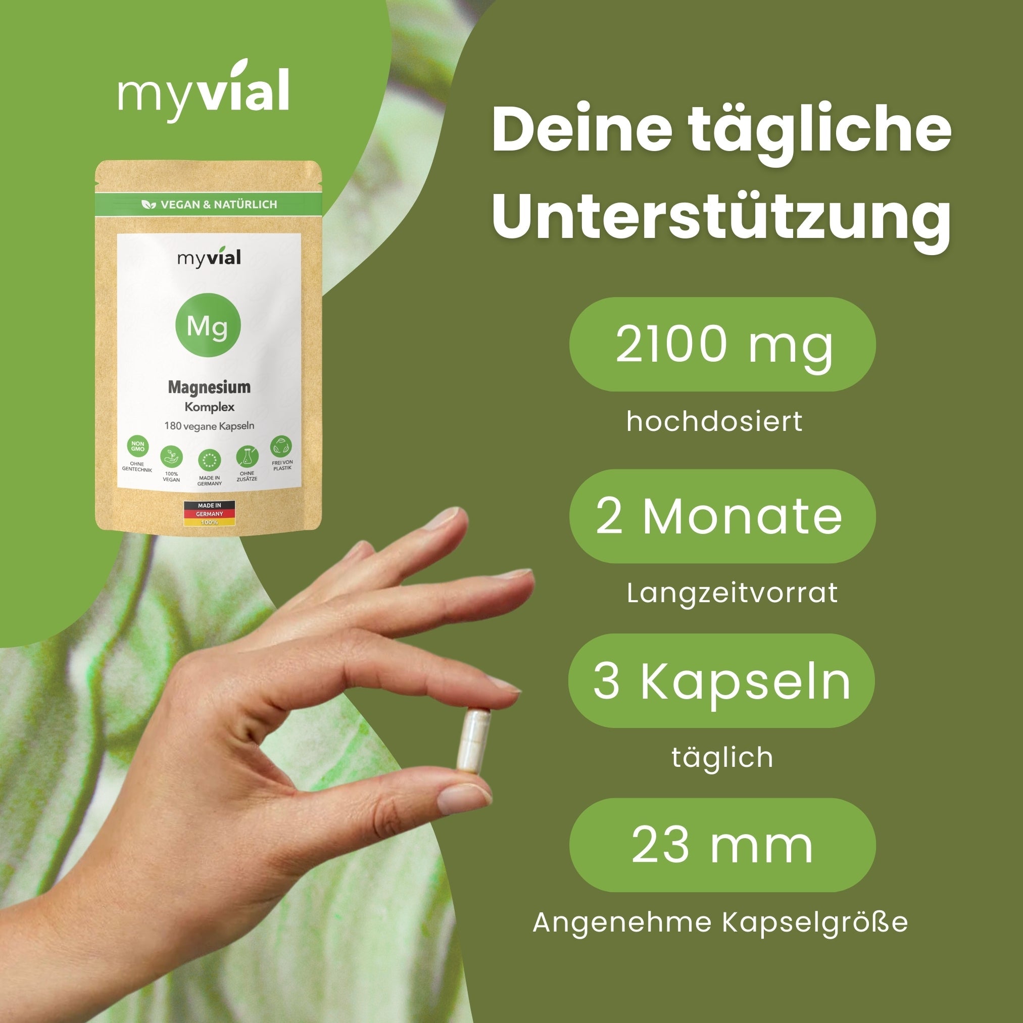 Magnesium Komplex Kapseln