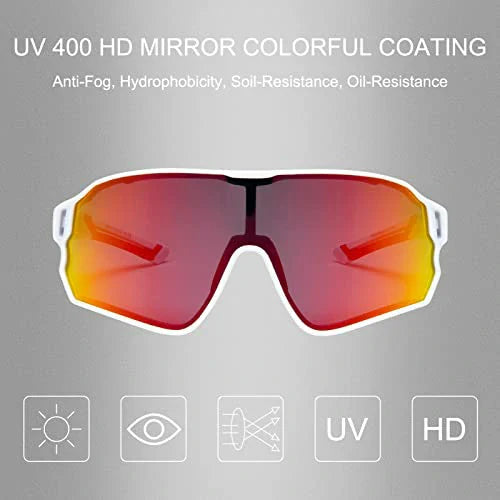 Polarisierte Sportbrille für Radfahrer (UV-Schutz)