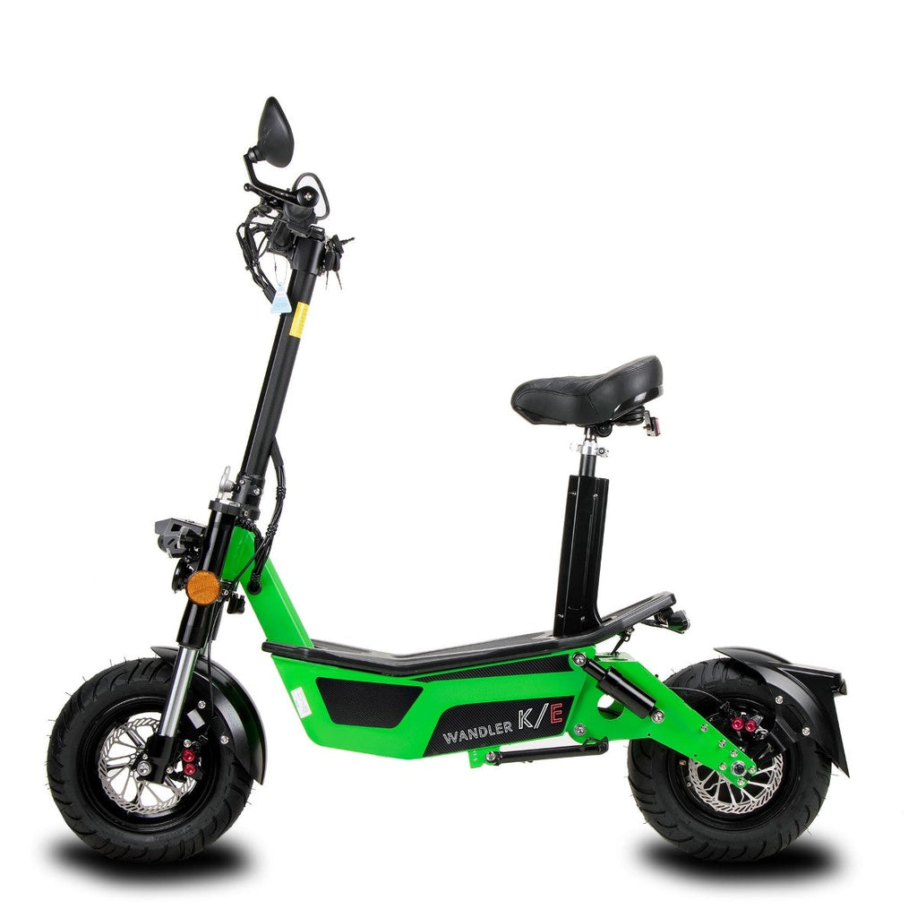 WANDLER K/E Leuchtgrün – Elektroroller 45 km/h mit Sitz