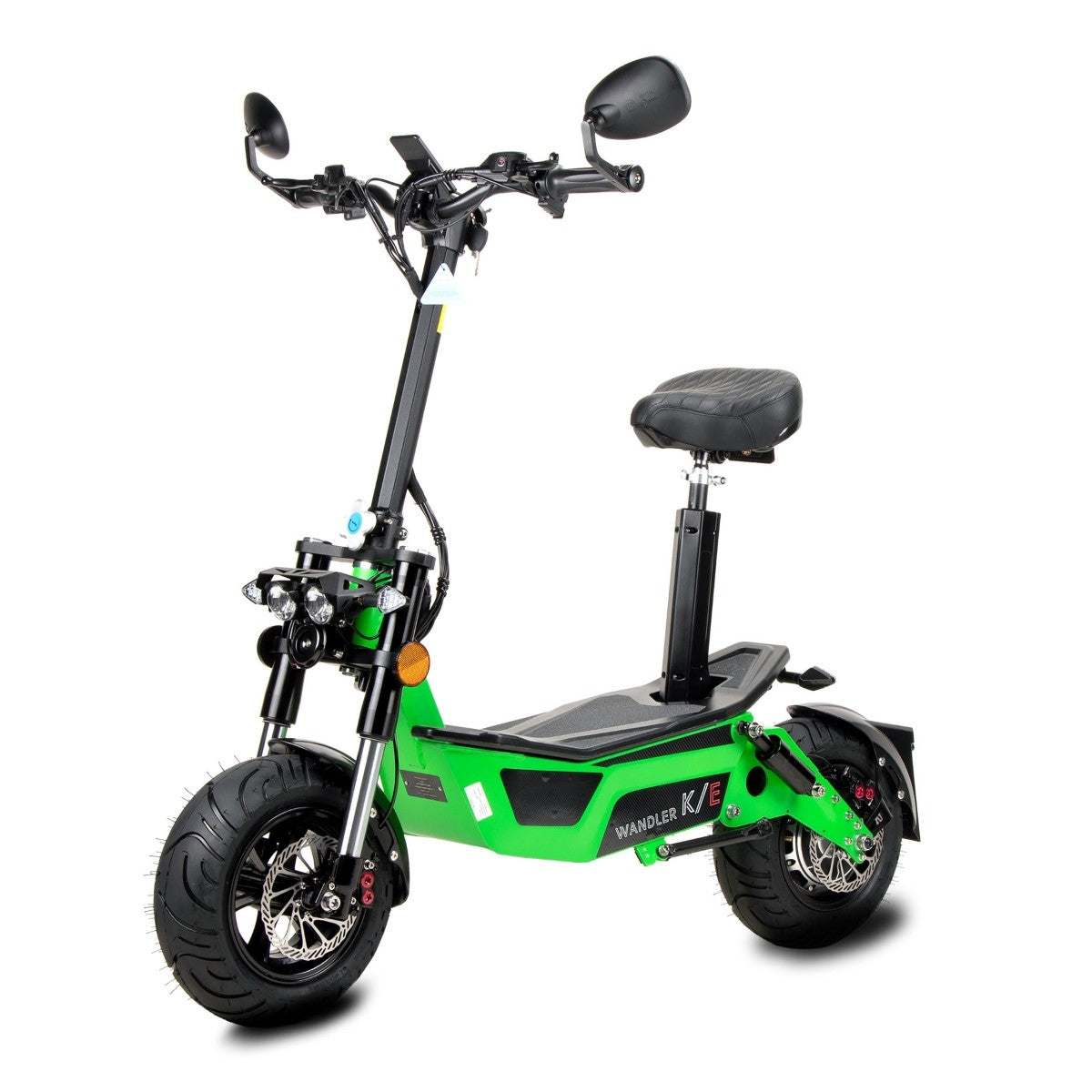 WANDLER K/E Leuchtgrün – Elektroroller 45 km/h mit Sitz