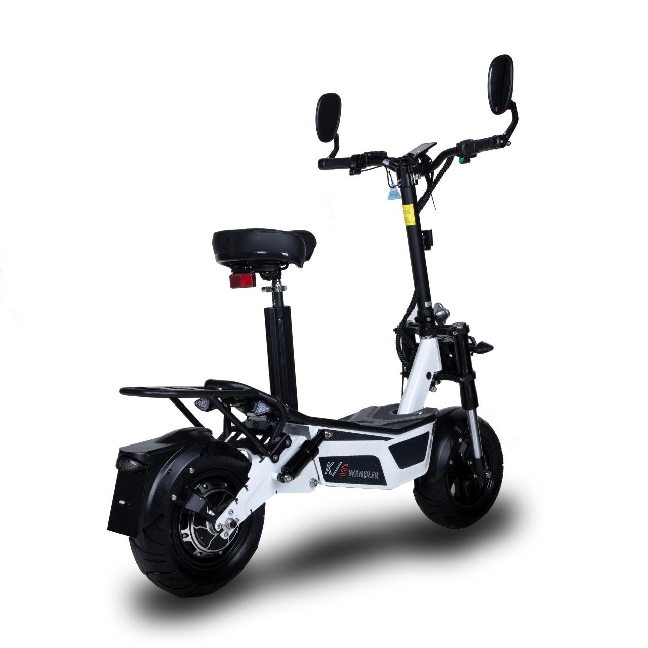 WANDLER L/E Perlweiß – 20 km/h Elektroroller mit Sitz