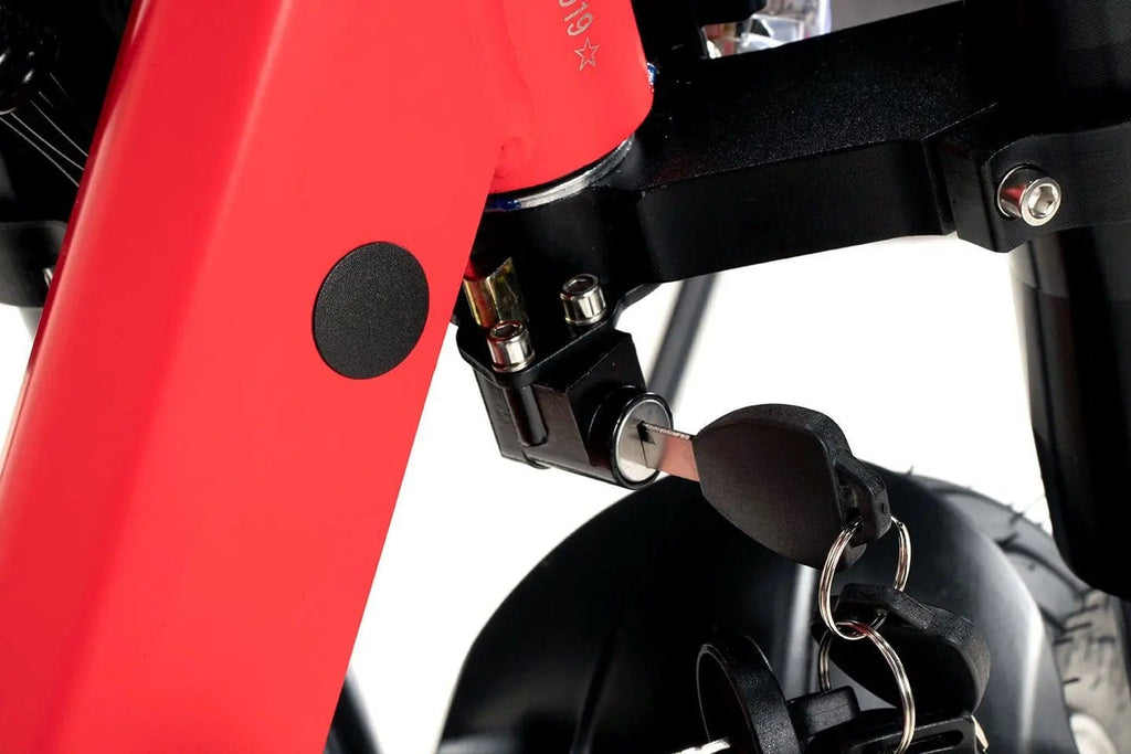 WANDLER K/E Leuchtrot – Elektroroller 45 km/h mit Sitz