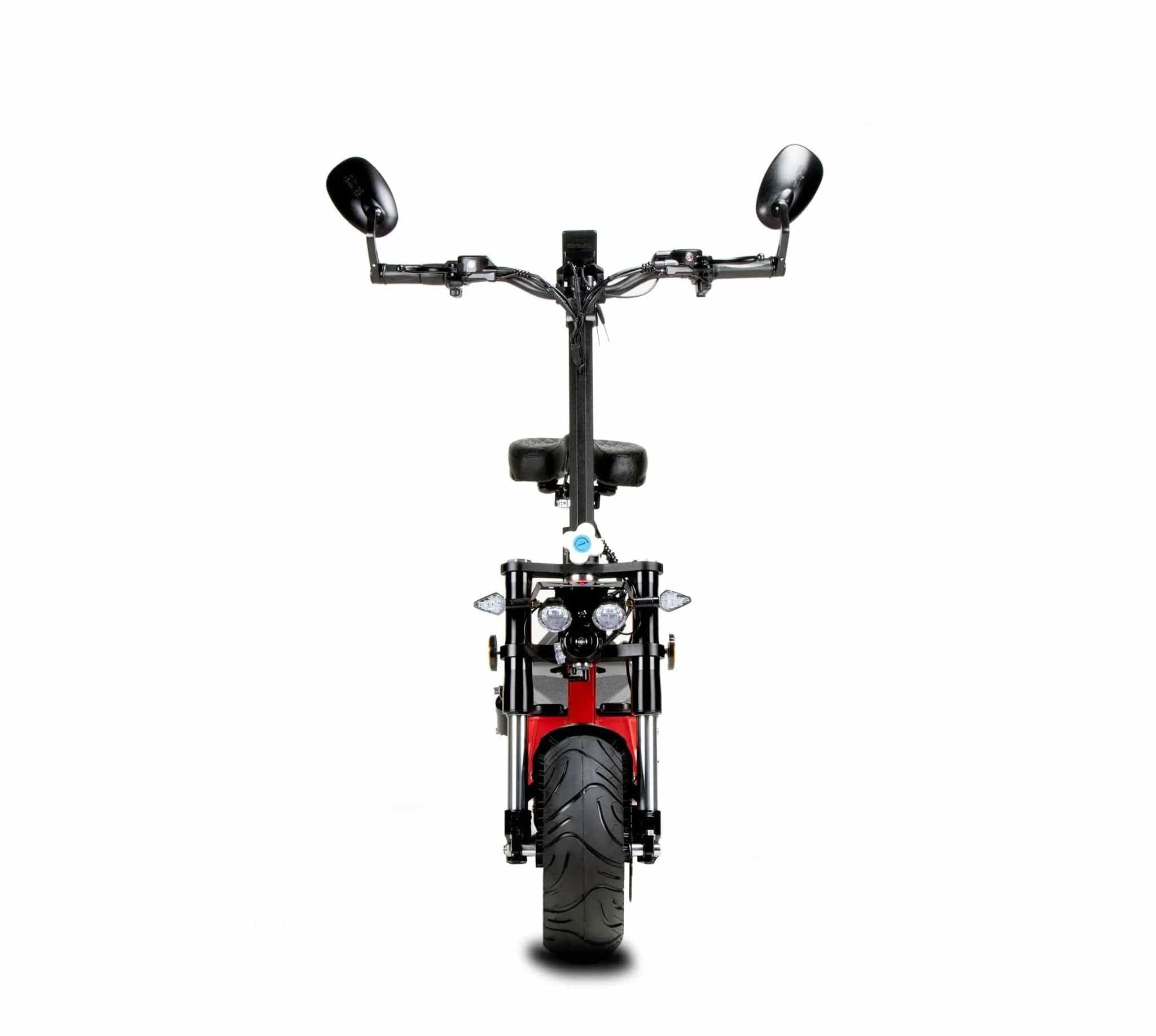 WANDLER K/E Leuchtrot – Elektroroller 45 km/h mit Sitz