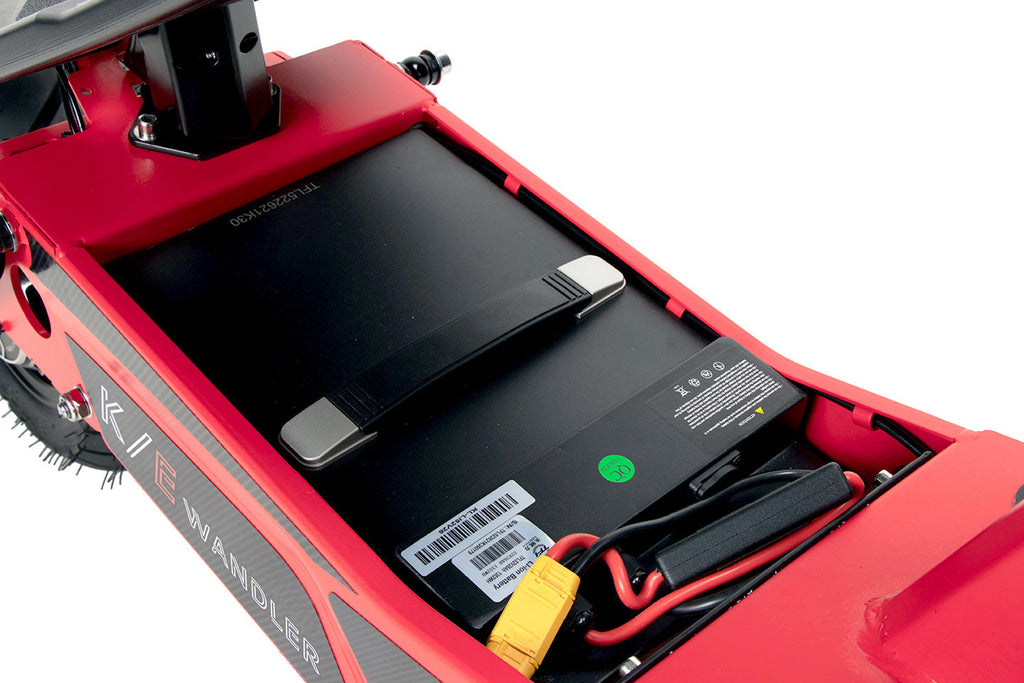 WANDLER K/E Leuchtrot – Elektroroller 45 km/h mit Sitz