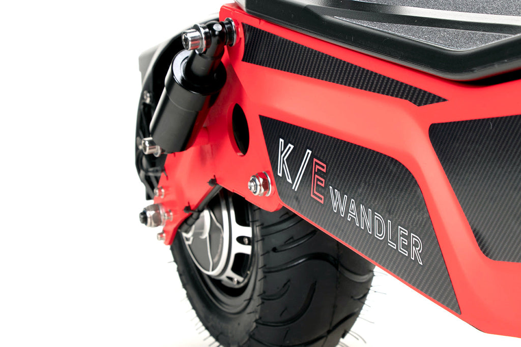 WANDLER K/E Leuchtrot – Elektroroller 45 km/h mit Sitz