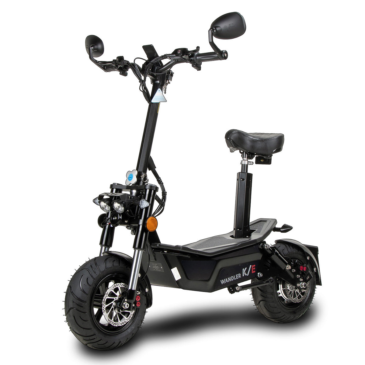 WANDLER K/E Schwarz – Elektroroller 45 km/h mit Sitz