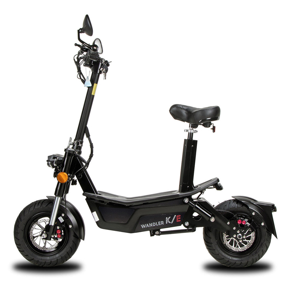 WANDLER K/E Schwarz – Elektroroller 45 km/h mit Sitz