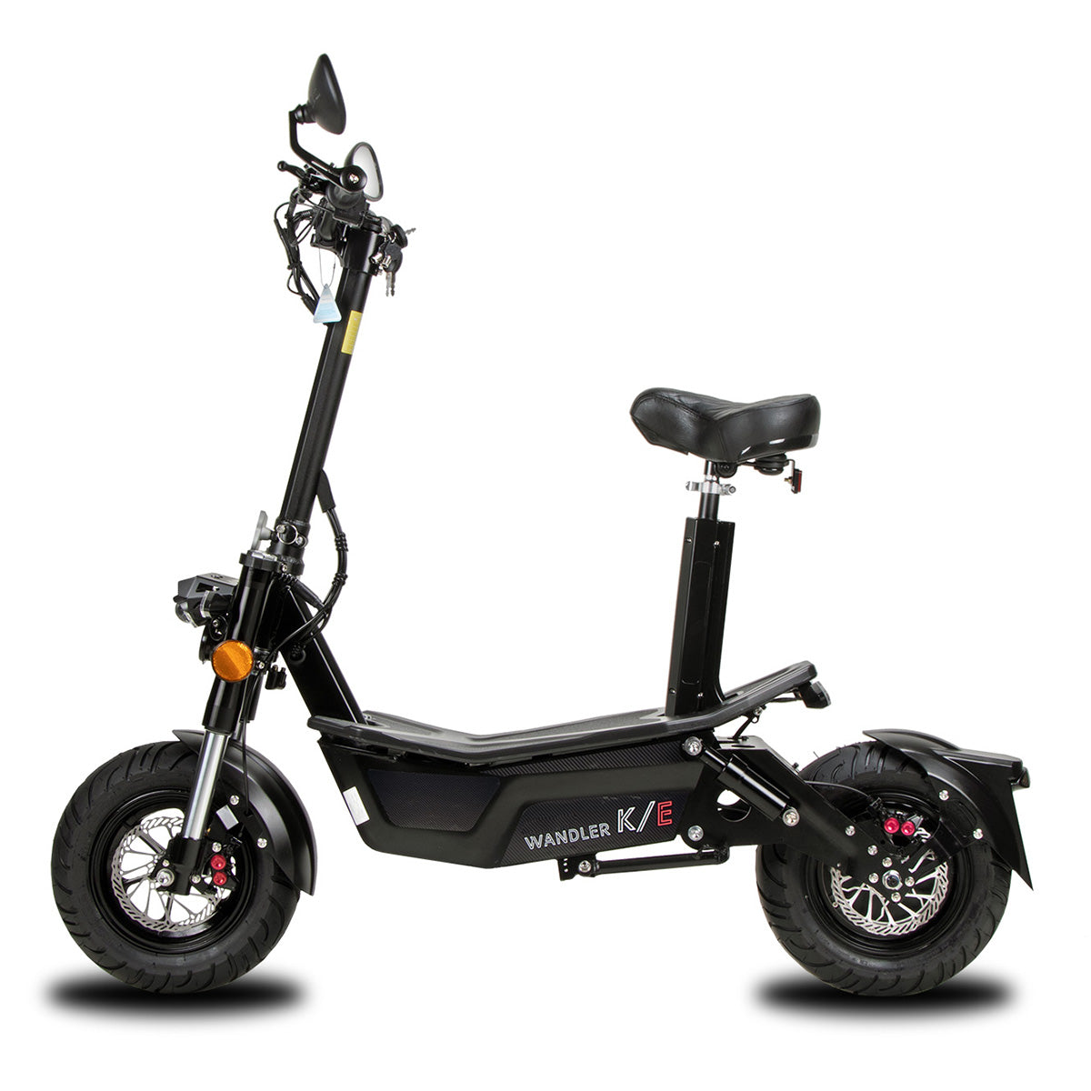 WANDLER K/E Schwarz – Elektroroller 45 km/h mit Sitz