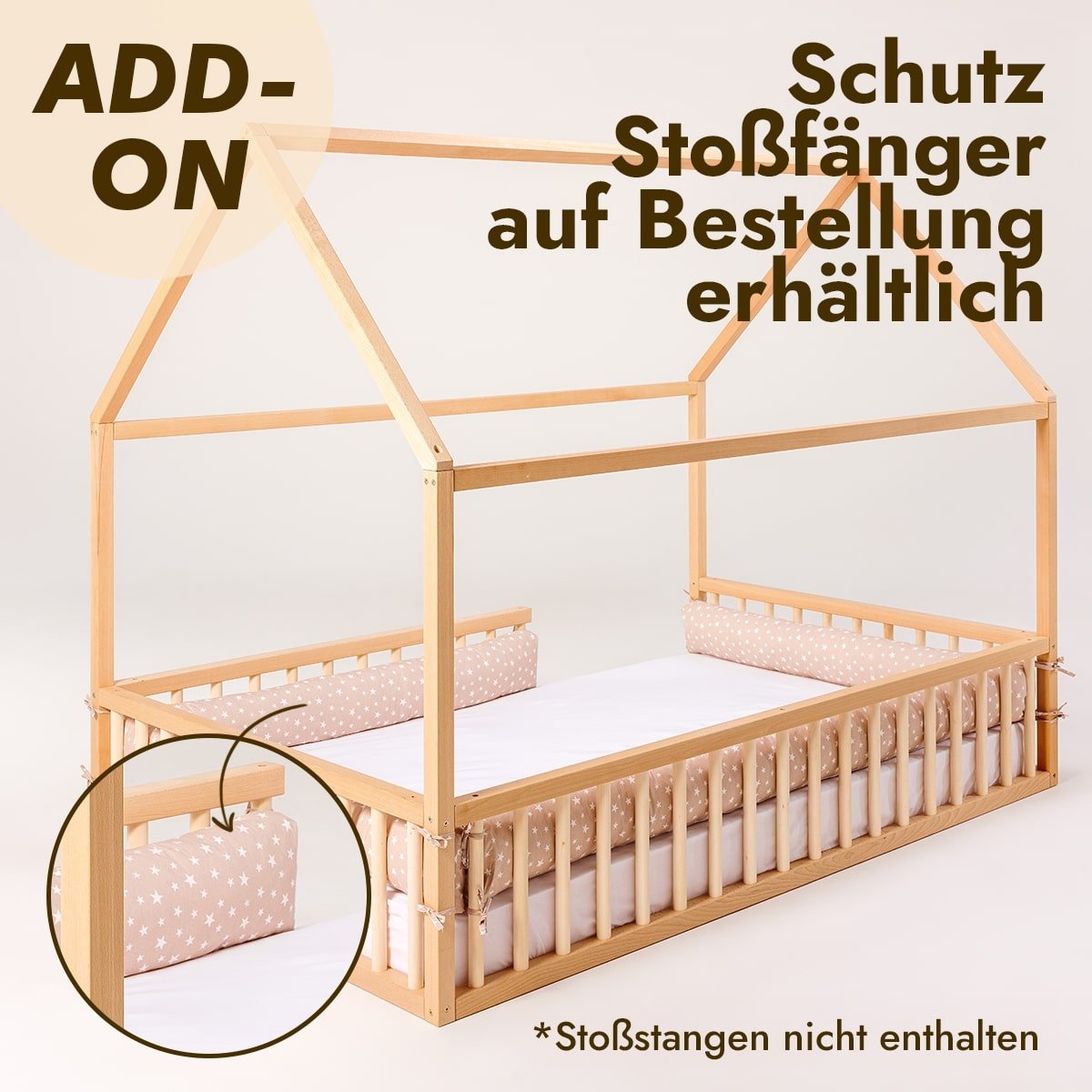 Hausbett Montessori für Kinder und Kleinkinder ab 1 Jahr