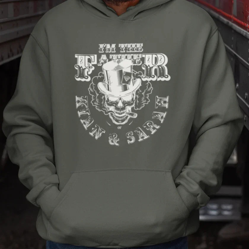 PAPA Hoodie SKULL personalisiert