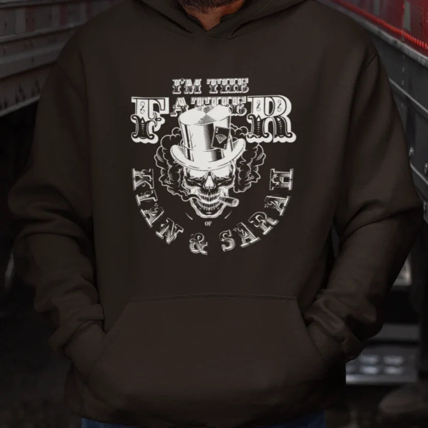 PAPA Hoodie SKULL personalisiert