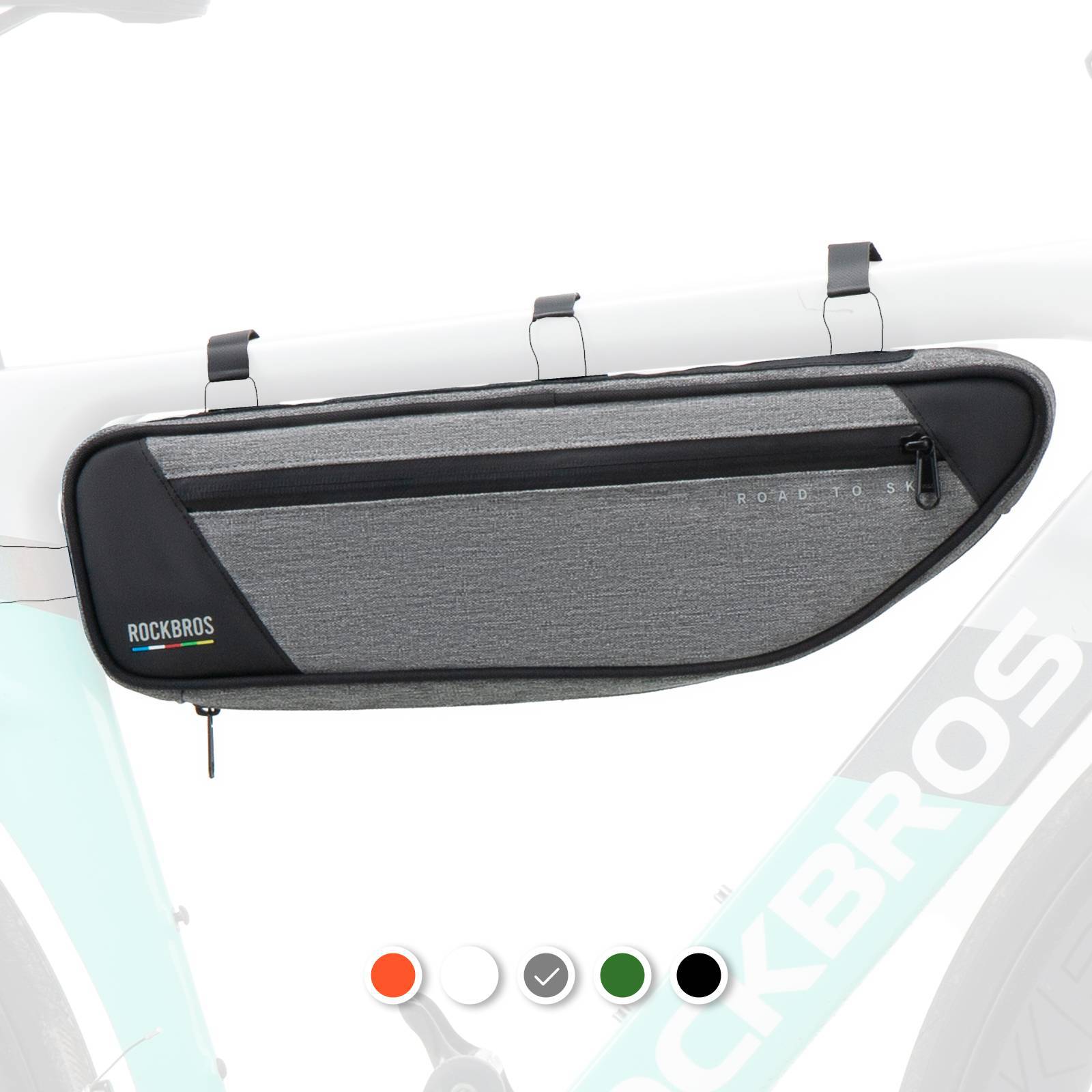 ROAD TO SKY Reflektierende Wasserdichte Fahrrad 2L Dreieckstasche