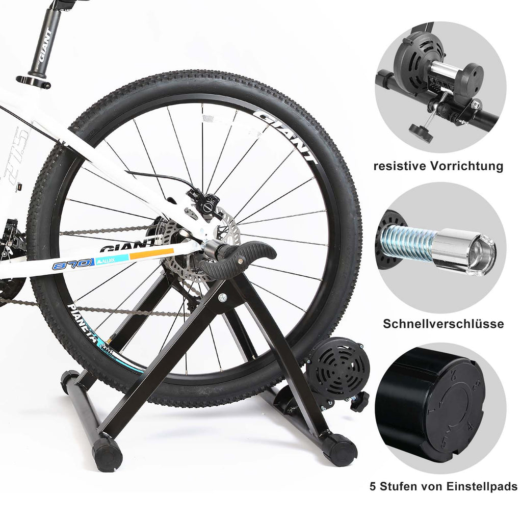 ROCKBROS Rollentrainer Magnetisches Indoor-Bike-Trainingsgerät Faltbar