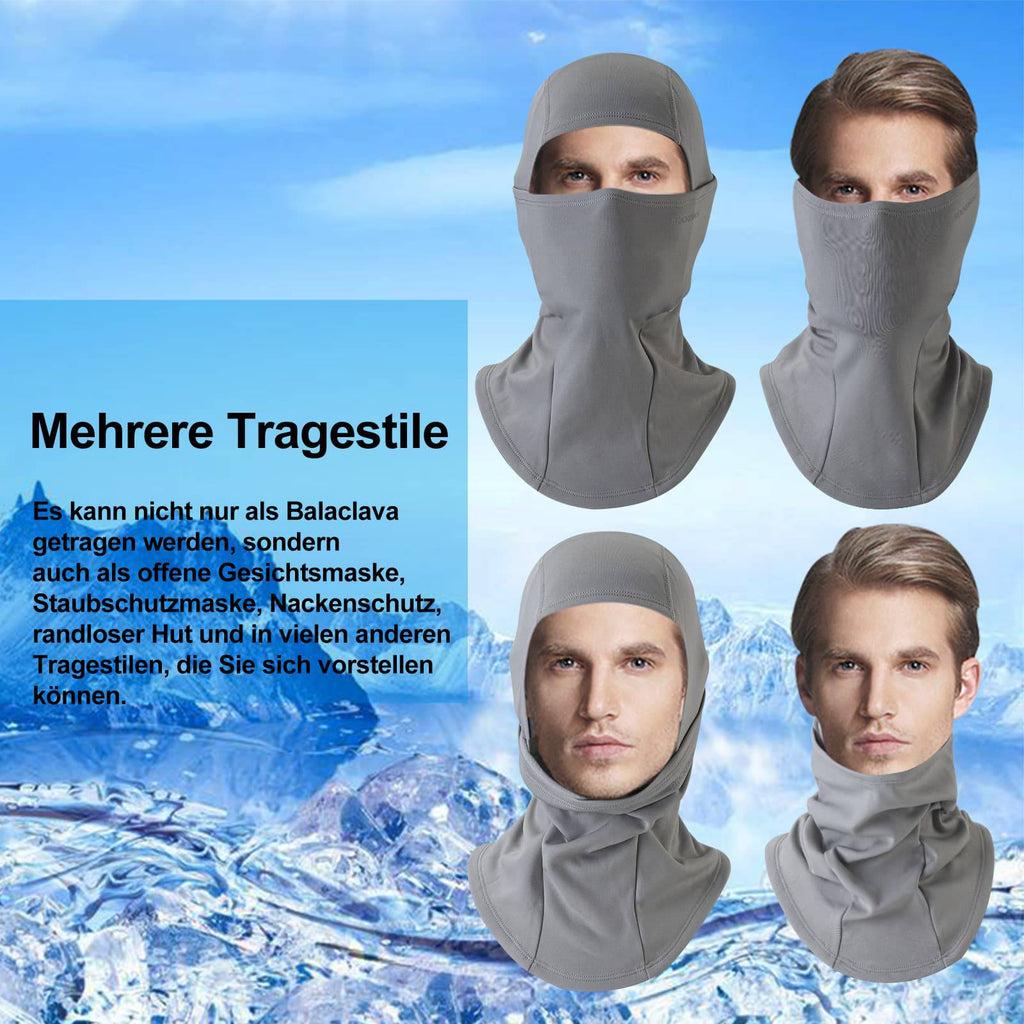 ROCKBROS Sturmhaube 2er Set Herbst Winter Balaclava für Outdoorsports Unisex