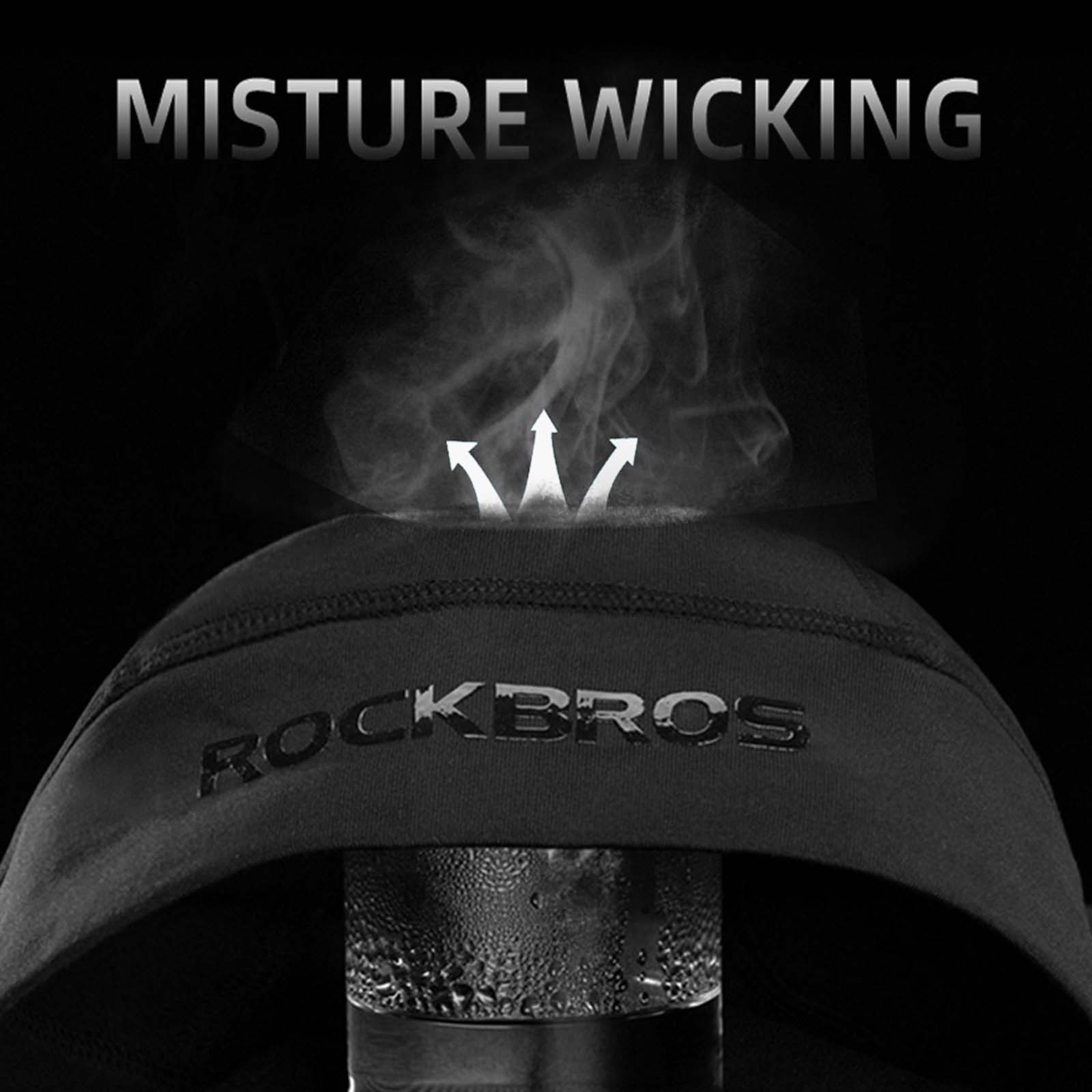ROCKBROS Winter Fahrrad Mütze Helm Unterziehmütz Unisex