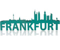 Skyline Frankfurt Deko Motiv