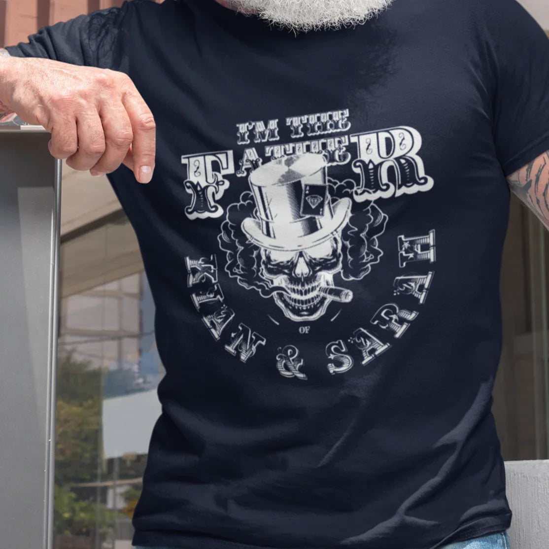 PAPA T-Shirt SKULL personalisiert