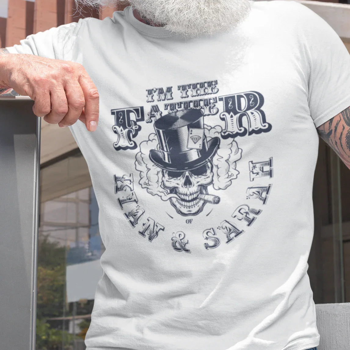 PAPA T-Shirt SKULL personalisiert