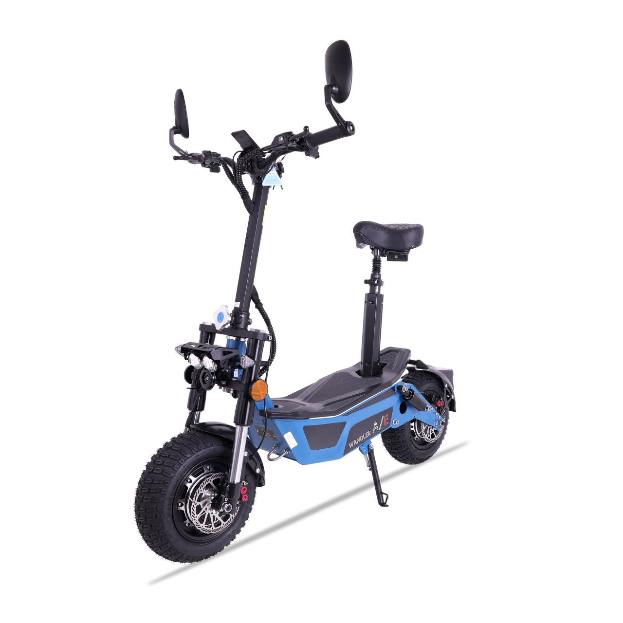 WANDLER A/E Blau – Allrad Elektroroller 45 km/h mit Straßenzulassung